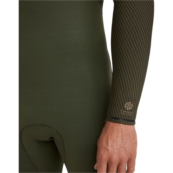 2025 Billabong Männer Furnace Natural 4/3mm Brustreißverschluss Neoprenanzug 24AW193501 - Military